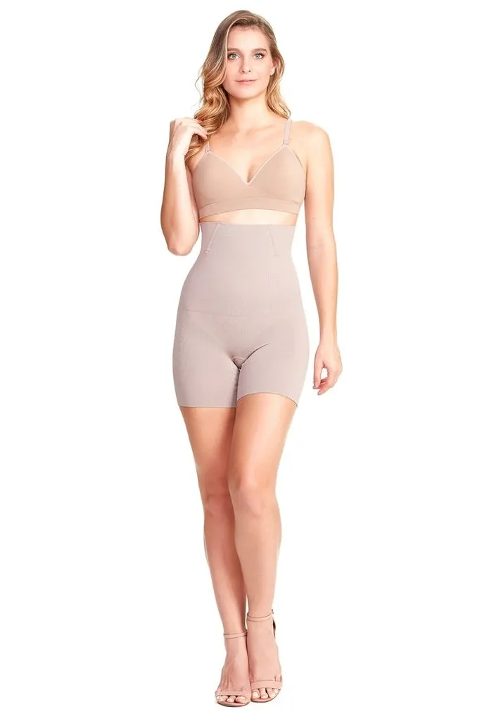 Control - Blush High waisted shorts Plié Shapewear