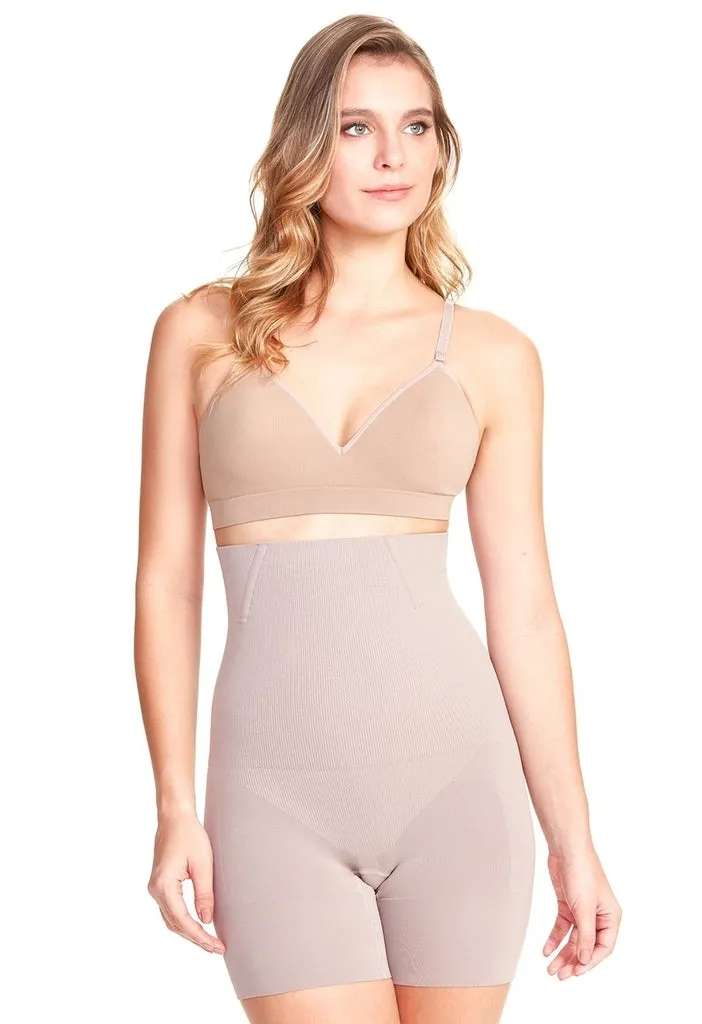 Control - Blush High waisted shorts Plié Shapewear