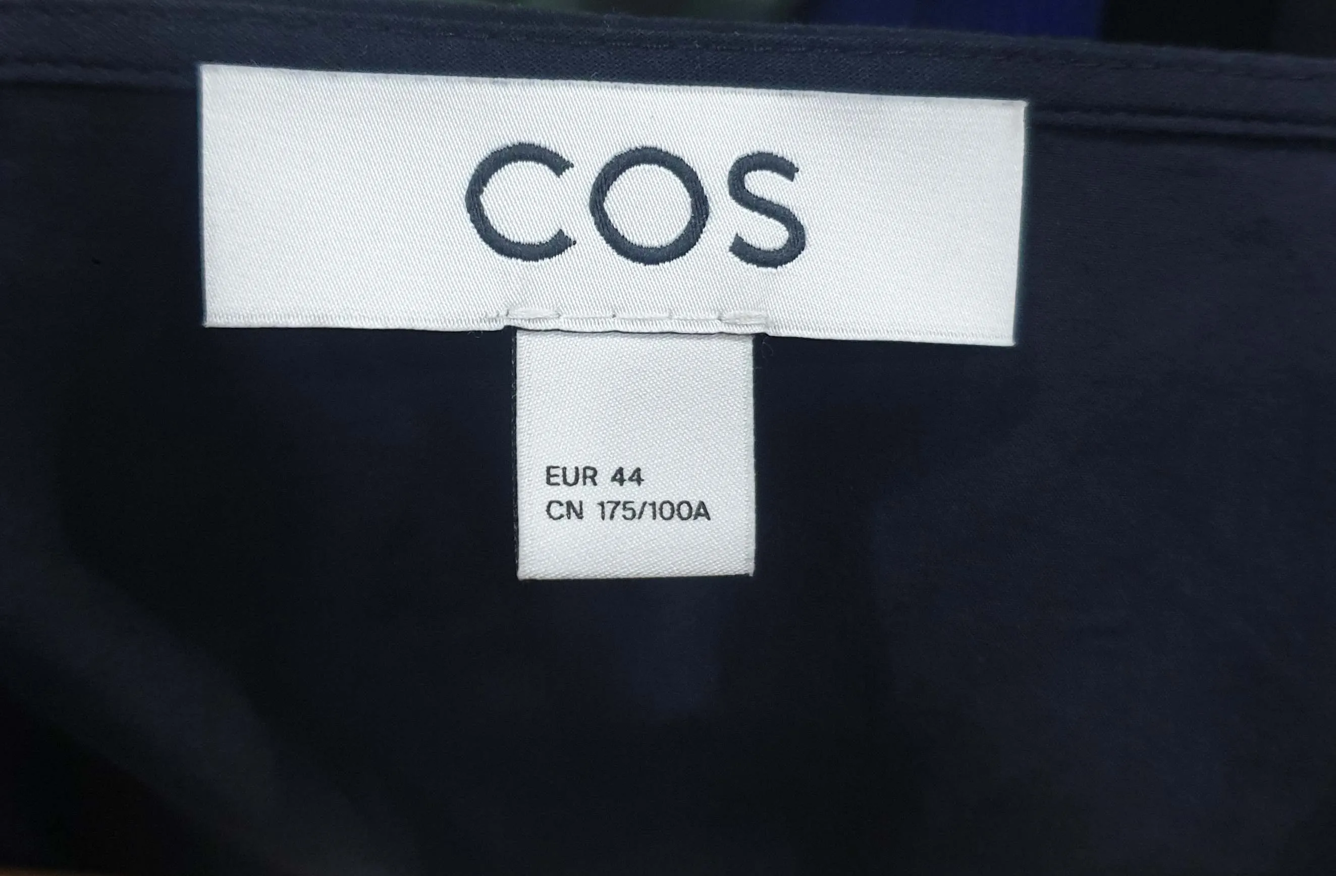 Cos navy maxi tiered dress size 44 (best fits size 16-18)