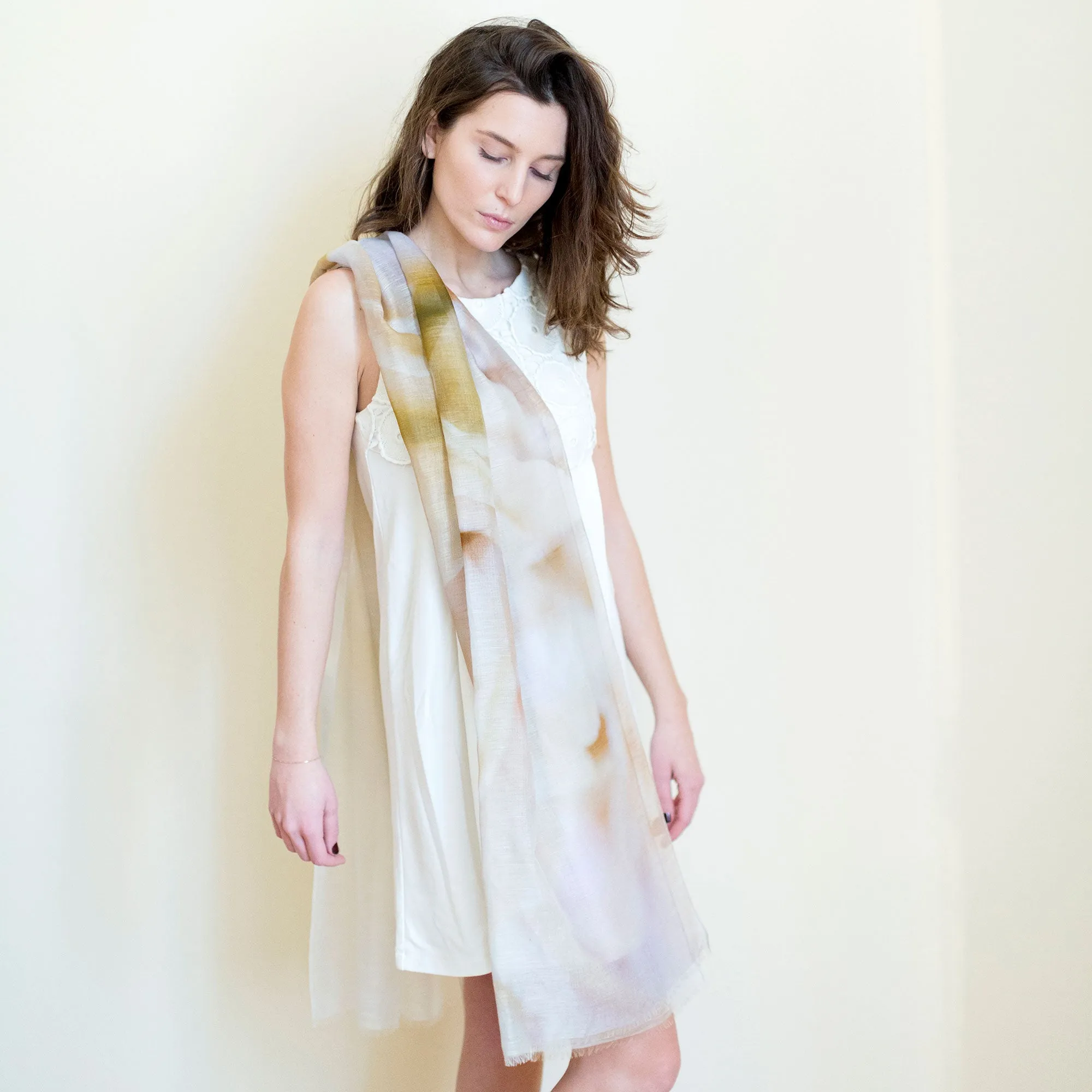 Cotton Linen Stole Scarf