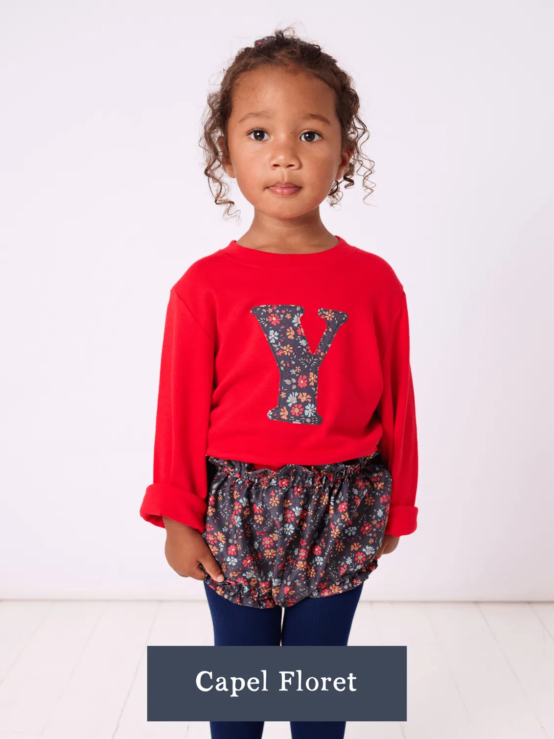 CREATE YOUR OWN Personalised Liberty Print Red T-Shirt