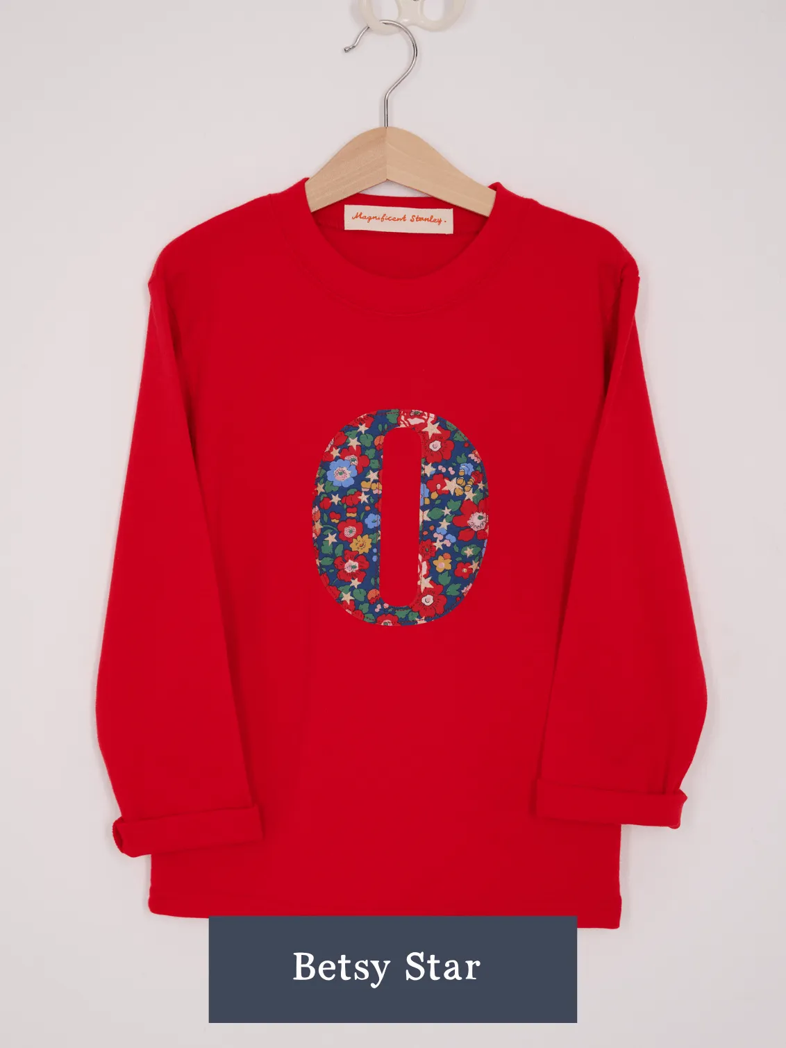 CREATE YOUR OWN Personalised Liberty Print Red T-Shirt