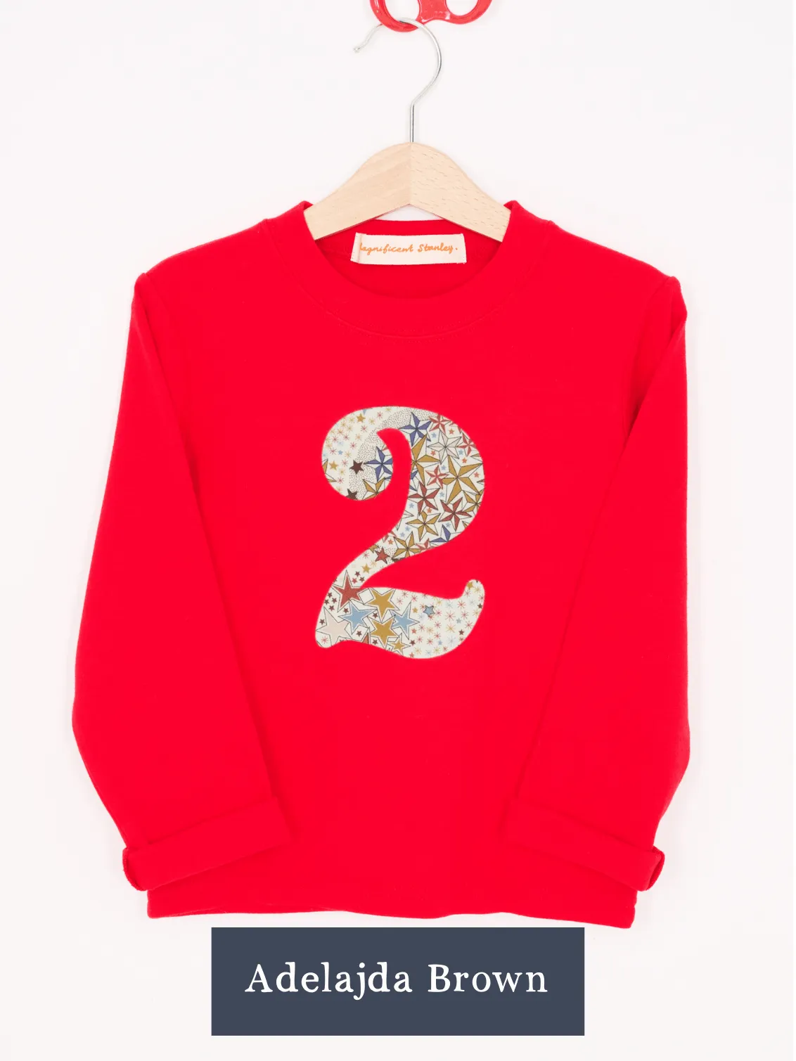 CREATE YOUR OWN Personalised Liberty Print Red T-Shirt