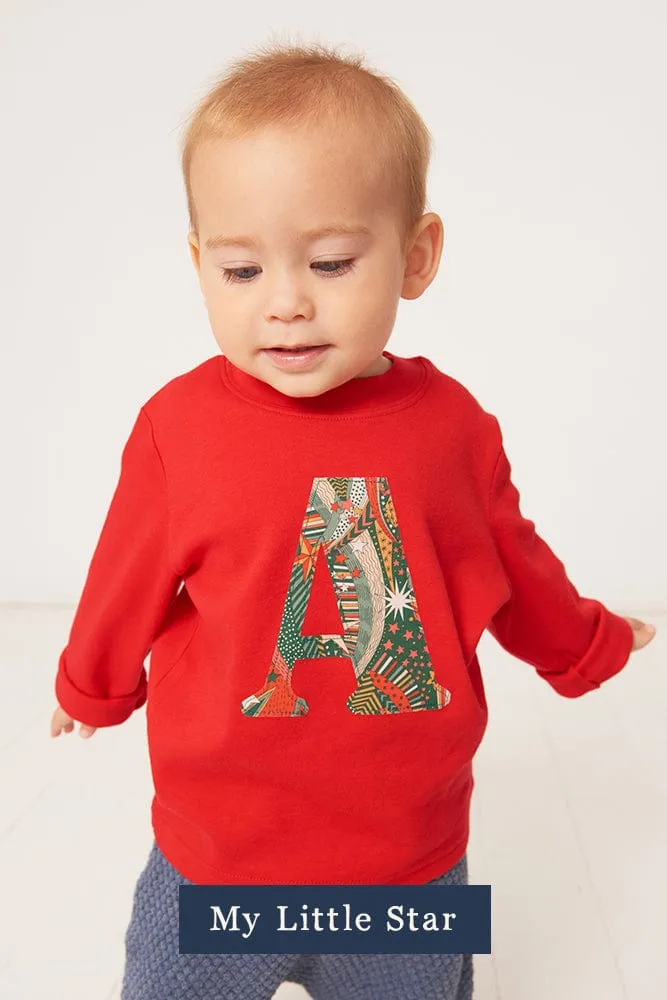 CREATE YOUR OWN Personalised Liberty Print Red T-Shirt