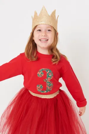 CREATE YOUR OWN Personalised Liberty Print Red T-Shirt