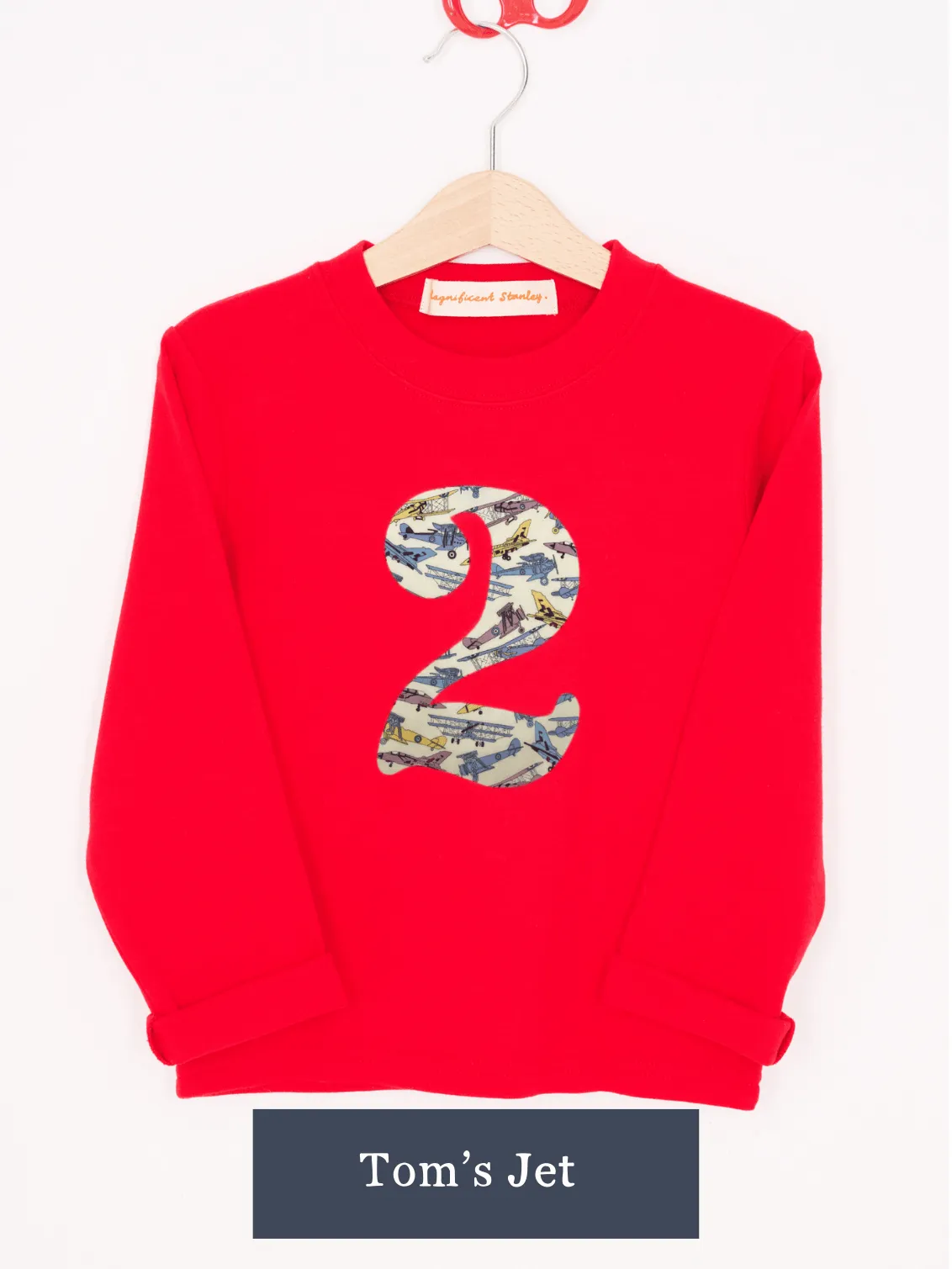 CREATE YOUR OWN Personalised Liberty Print Red T-Shirt