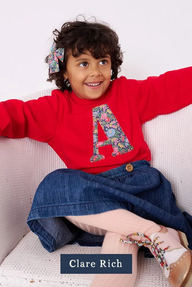 CREATE YOUR OWN Personalised Liberty Print Red T-Shirt