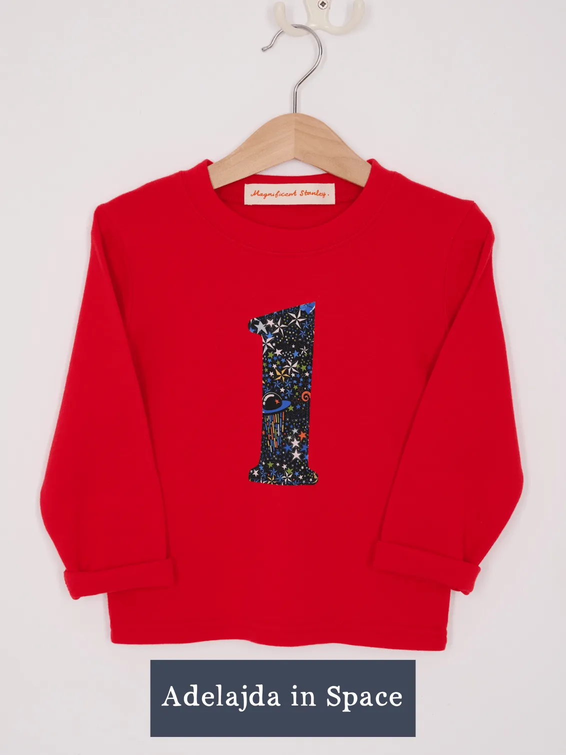 CREATE YOUR OWN Personalised Liberty Print Red T-Shirt