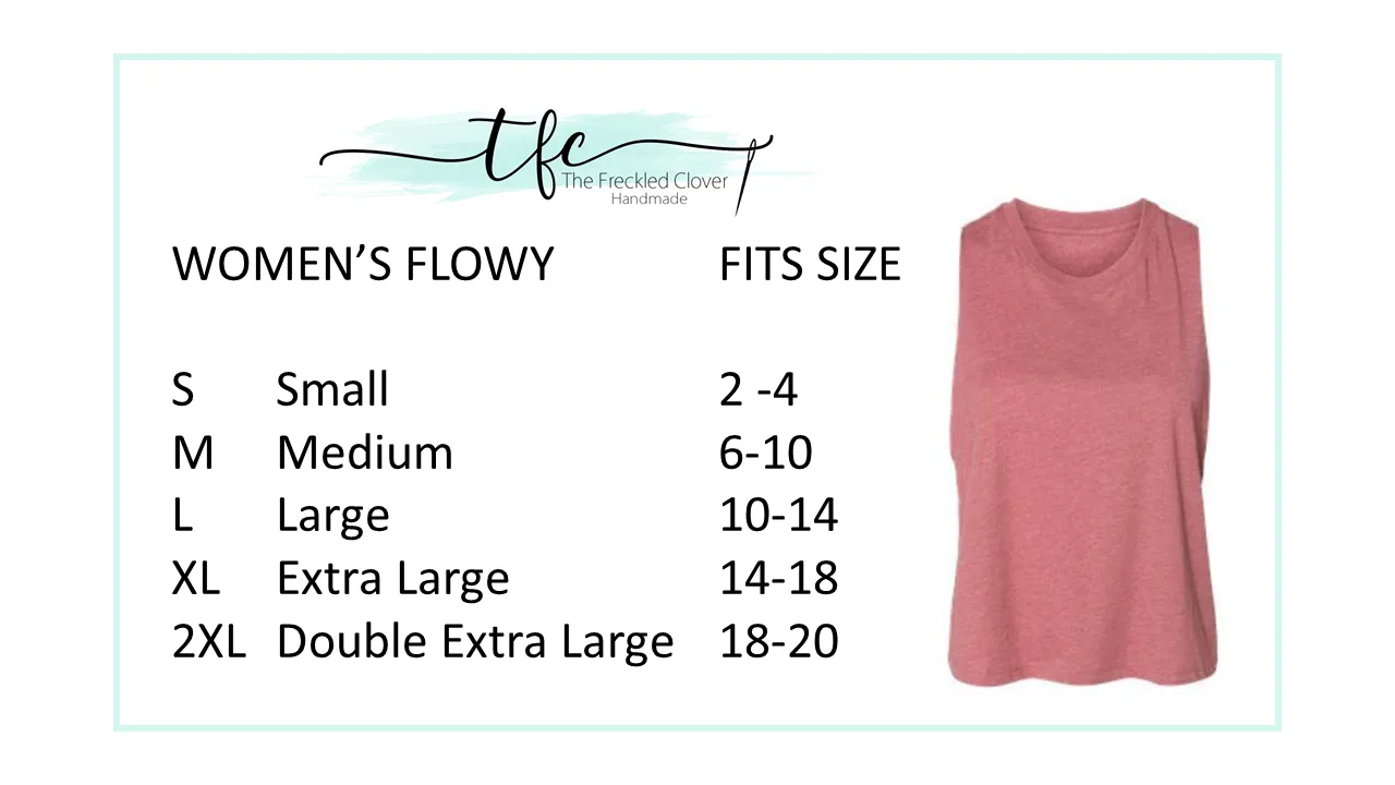 {Crossfit Lady} Crop Racerback Tank
