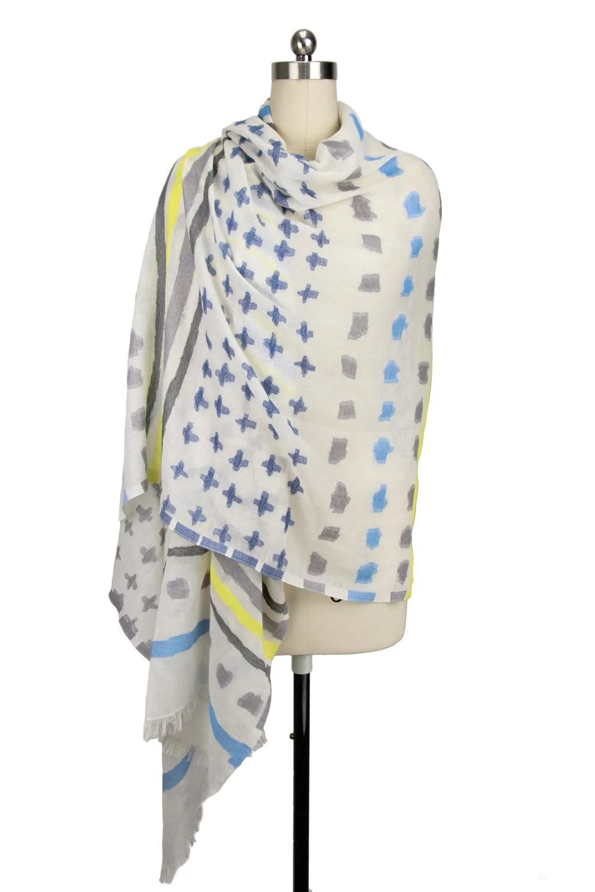 Crossing Paths Striped Scarf