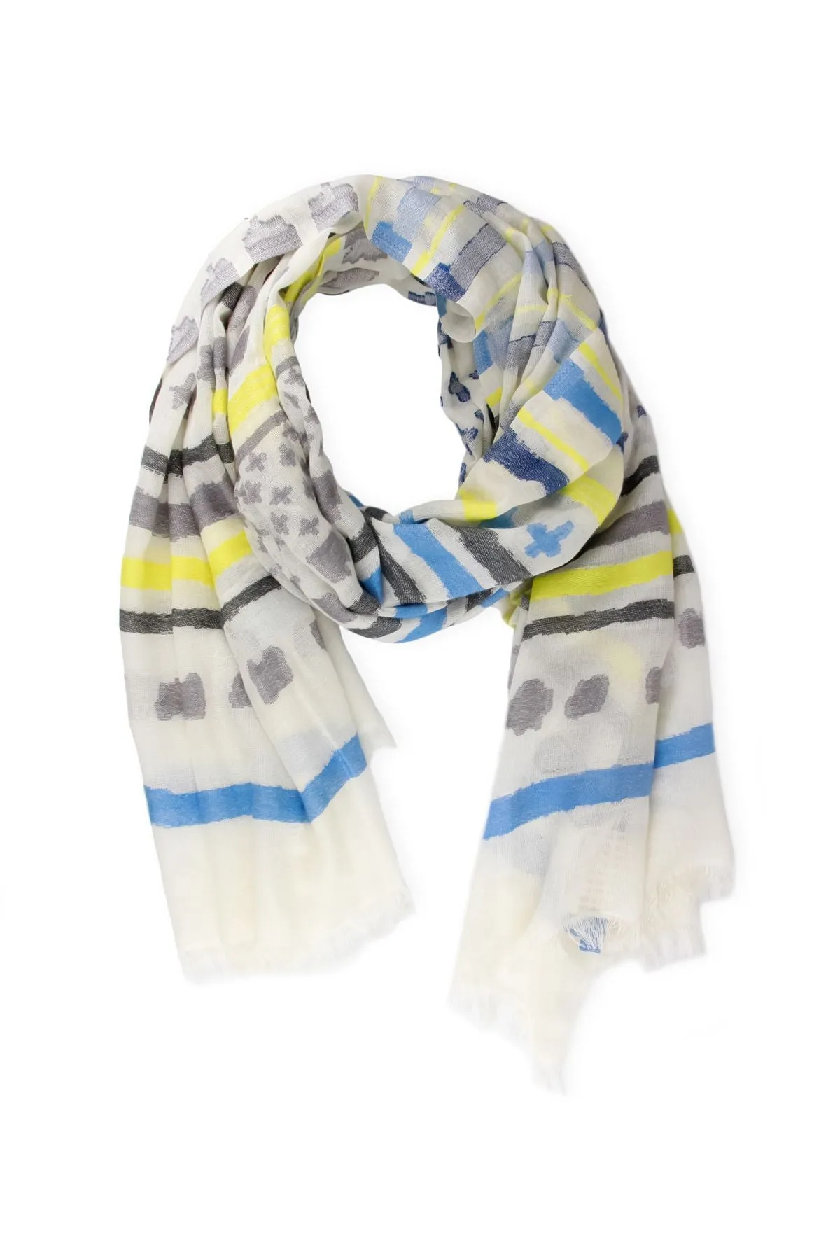 Crossing Paths Striped Scarf
