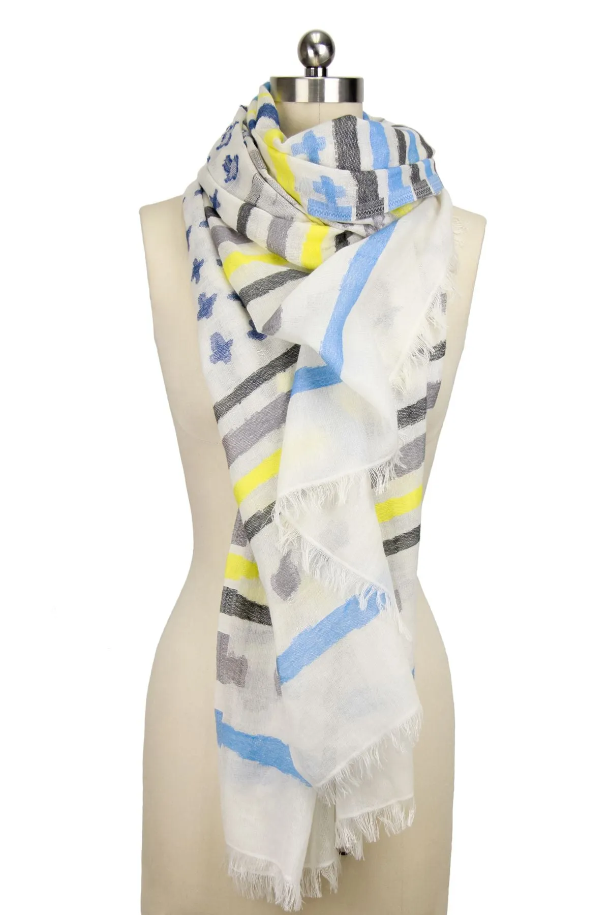 Crossing Paths Striped Scarf