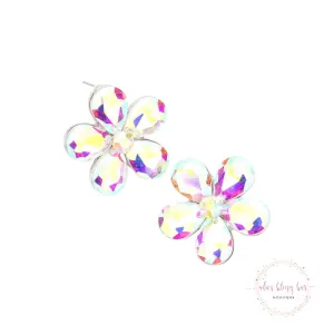 Crystal Bloom - Multi Stud Earrings