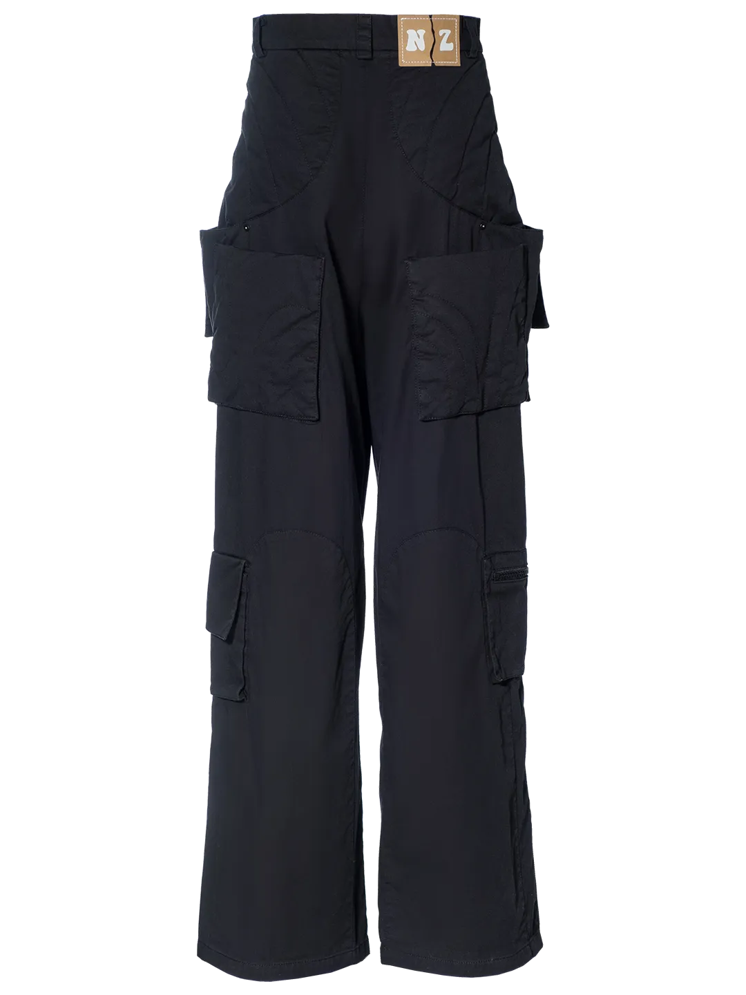 Cut-Out Cargo Trousers