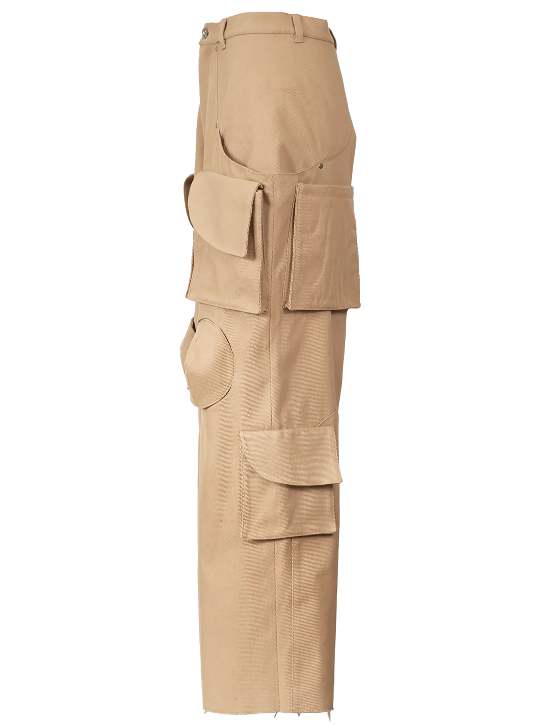 Cut-Out Cargo Trousers