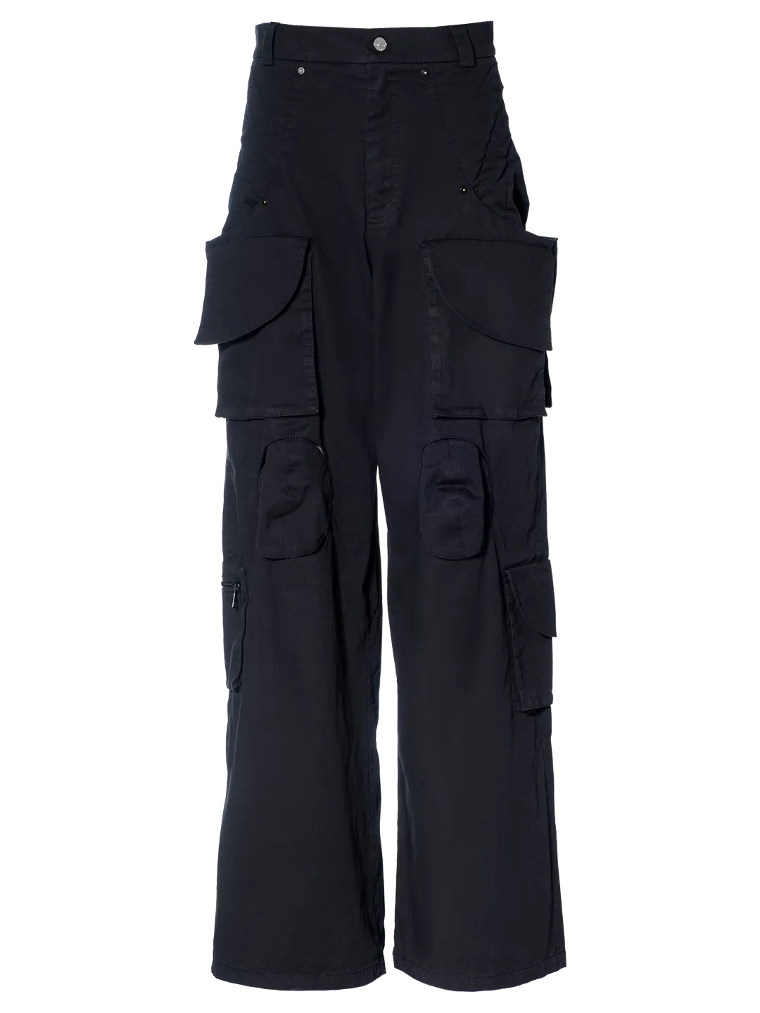 Cut-Out Cargo Trousers