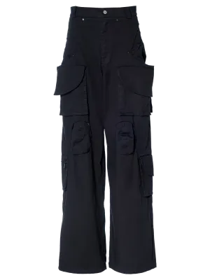 Cut-Out Cargo Trousers