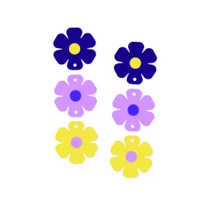 Cutie Bloom Dotted Totem - 3 Pair Set