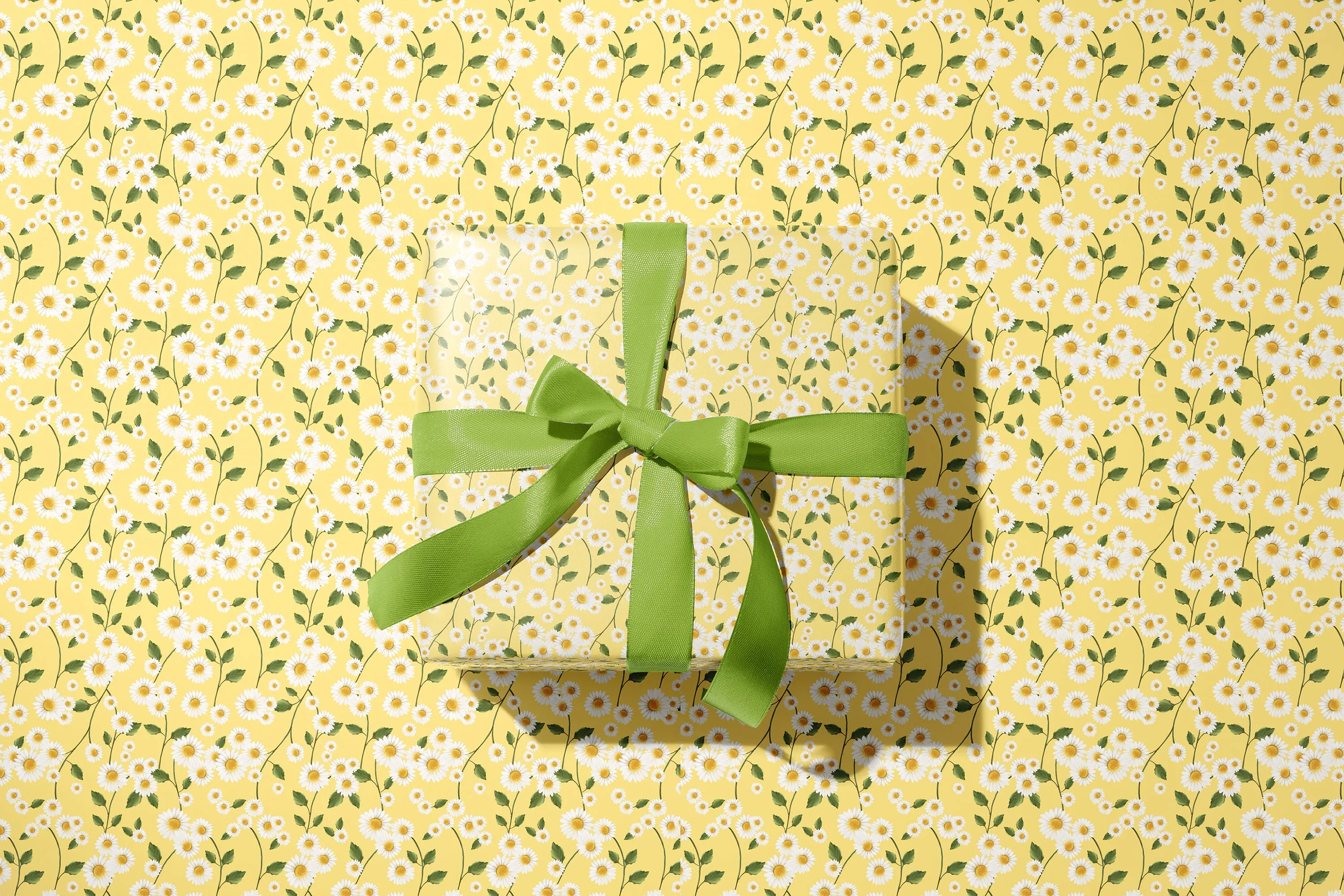 Daisy Flowers Wrapping Paper - 5 Sheets
