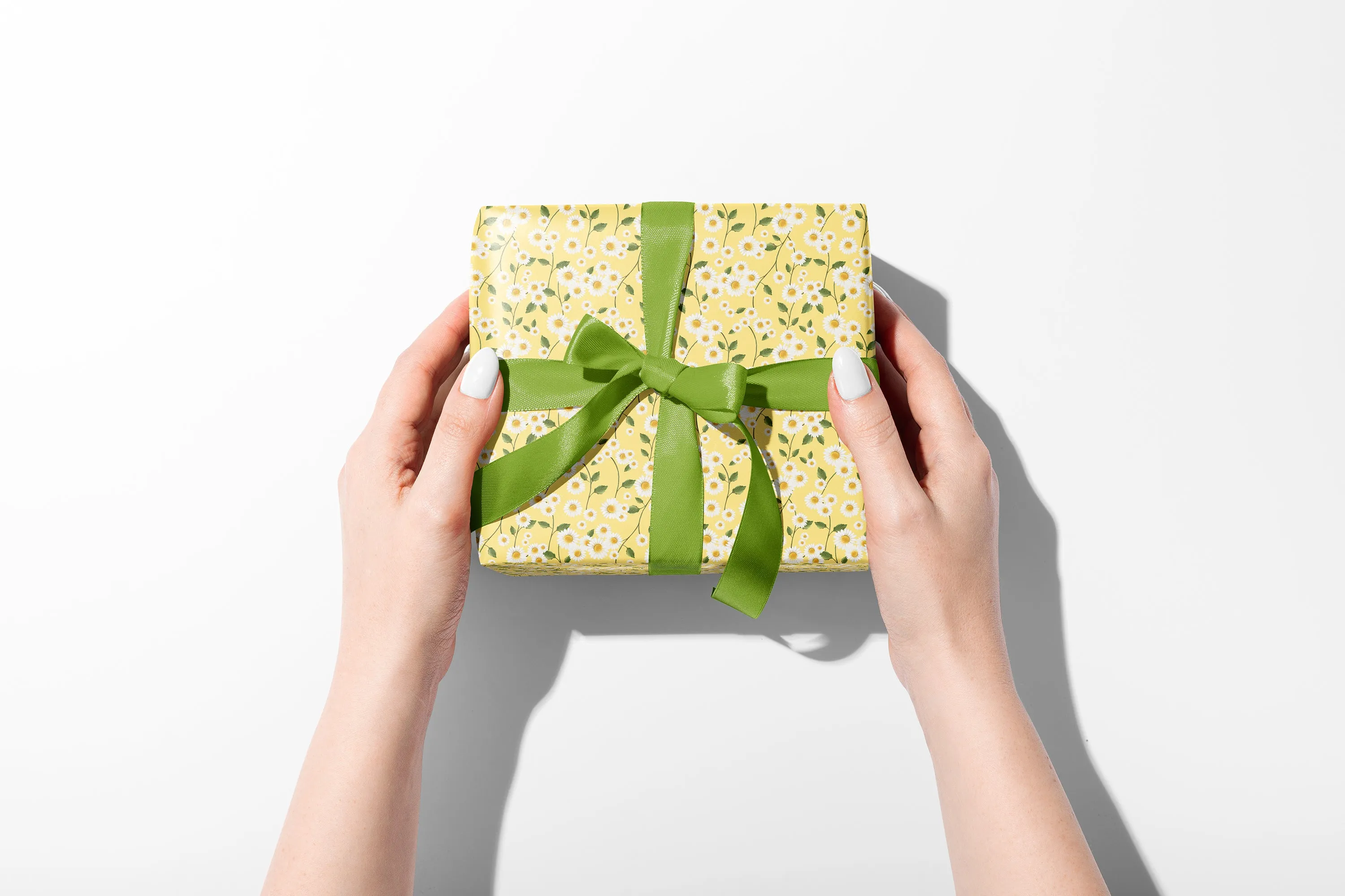 Daisy Flowers Wrapping Paper - 5 Sheets
