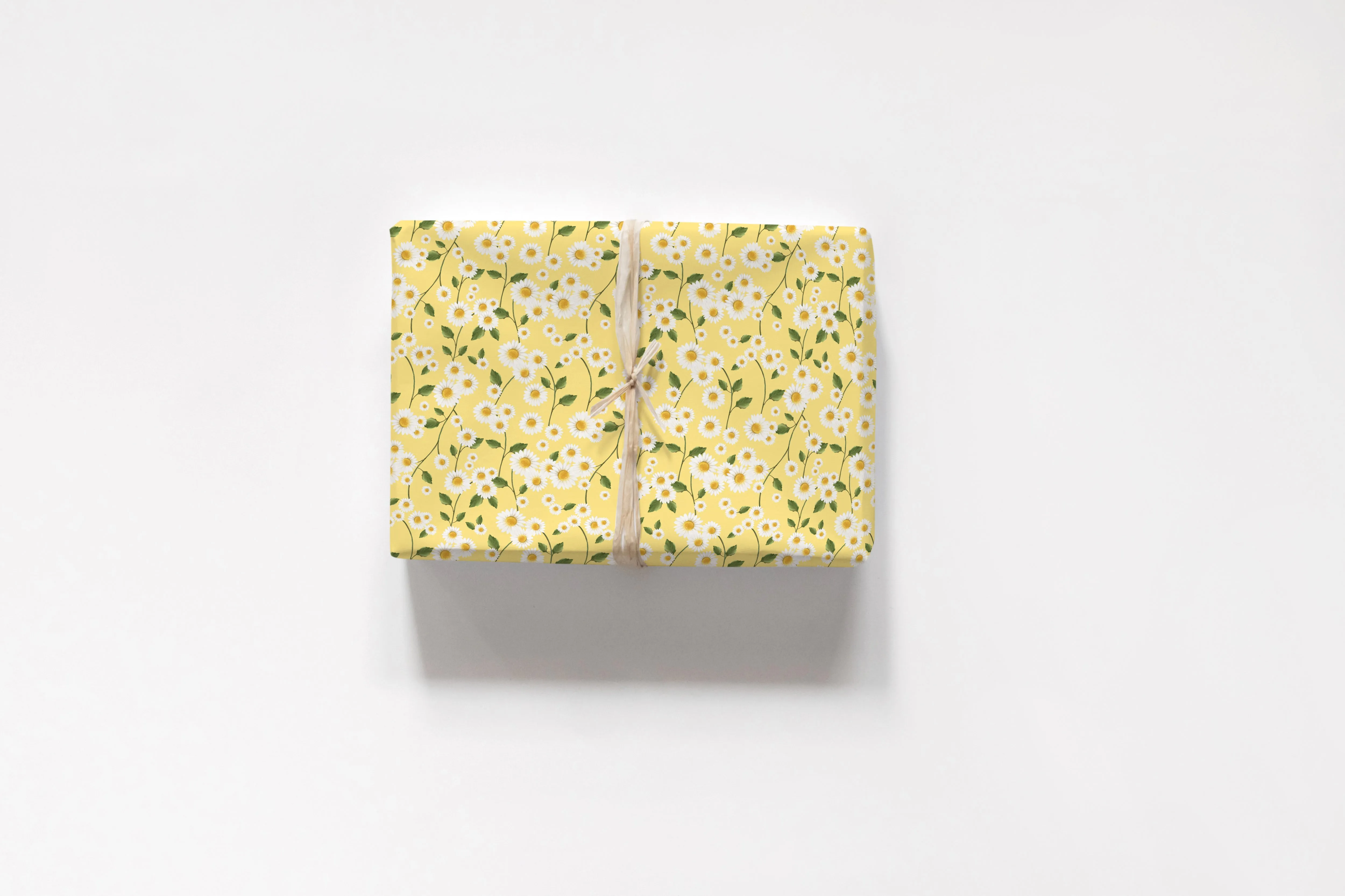 Daisy Flowers Wrapping Paper - 5 Sheets