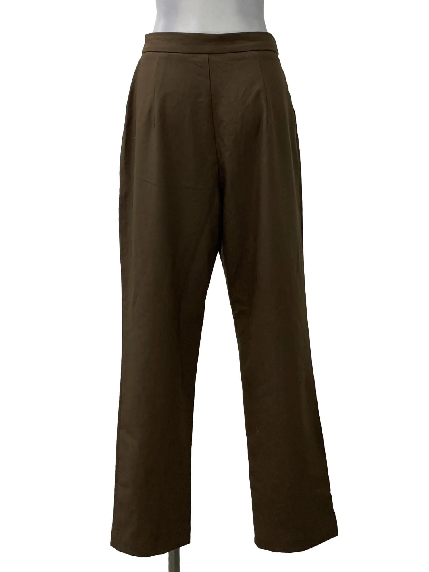 Dark Brown High Waisted Pants