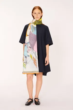 DES RIVES ET DES REVES MULTICOLOR 100 SCARF