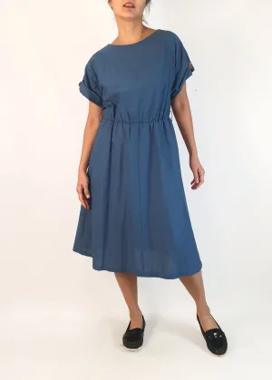 Dragstar blue cotton handmade dress size S