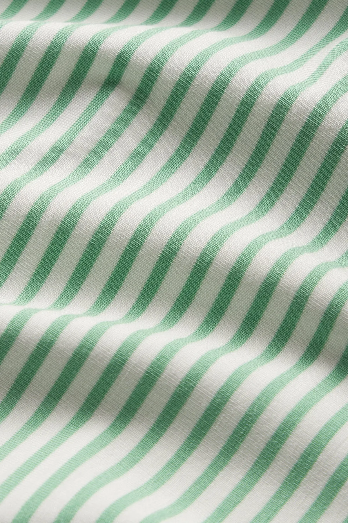 DreamModal Kimono Pajama Set in Clover Leaf Pencil Stripe