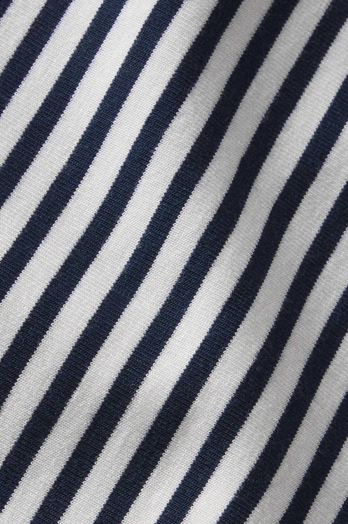 DreamModal Kimono Pajama Set in Deep Navy Pencil Stripe