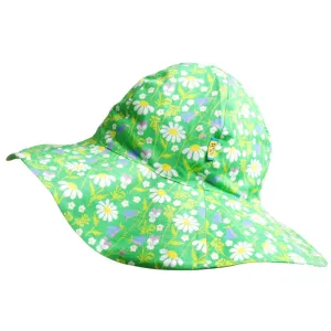 DUNS Sweden Summer Days Floral Sun Hat - Green