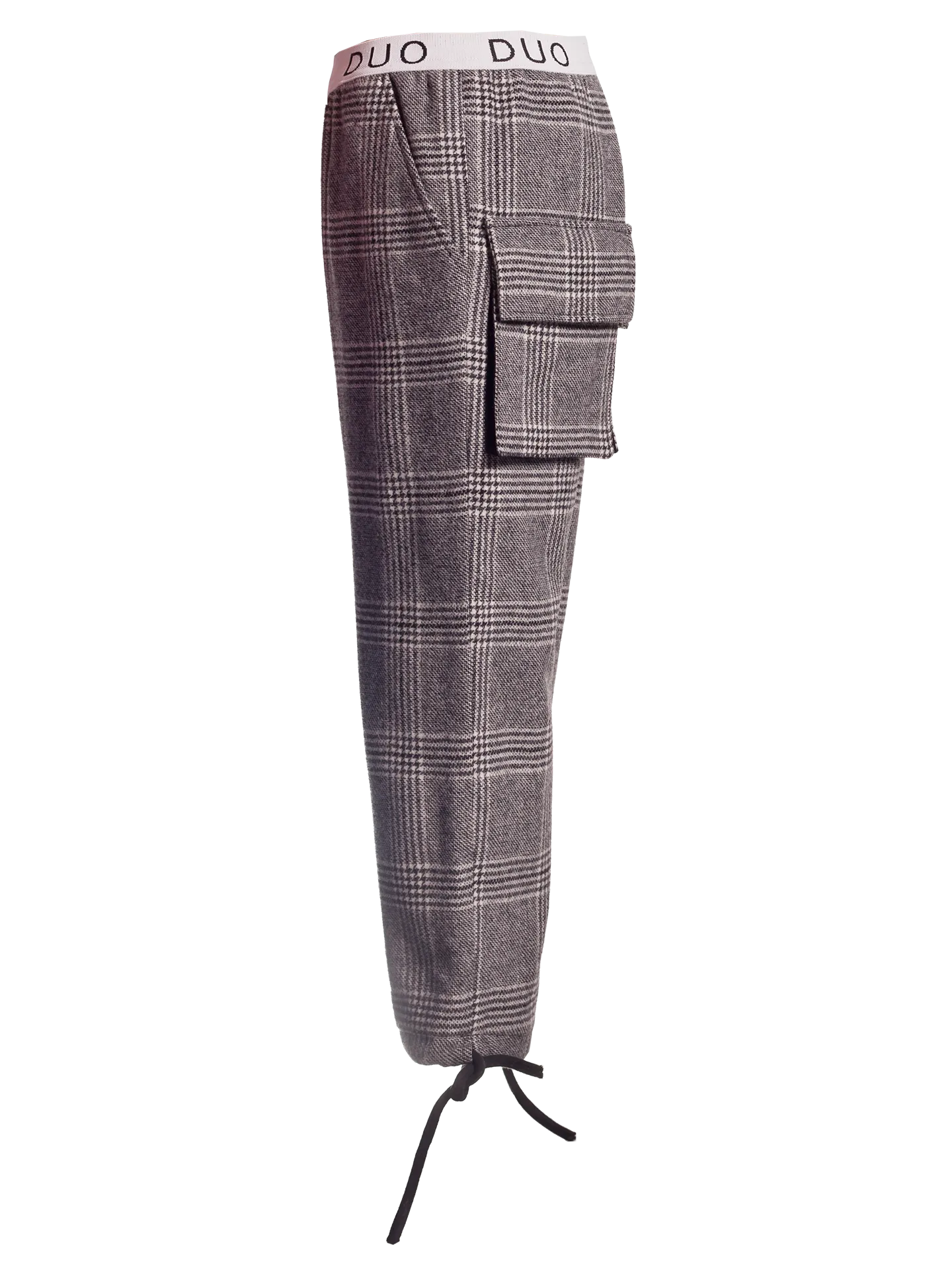 DUO Grey Wool Cargo Pants
