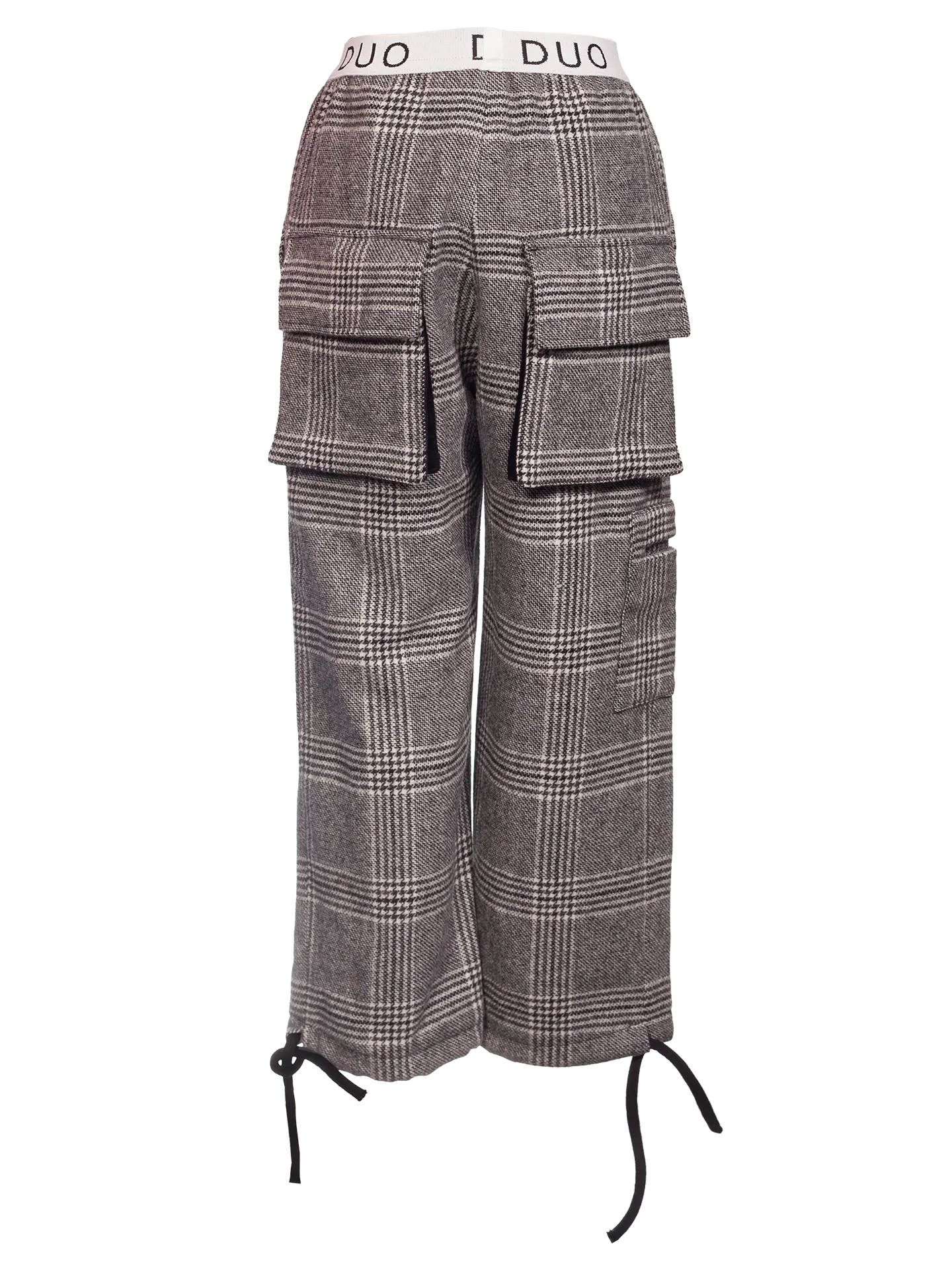 DUO Grey Wool Cargo Pants