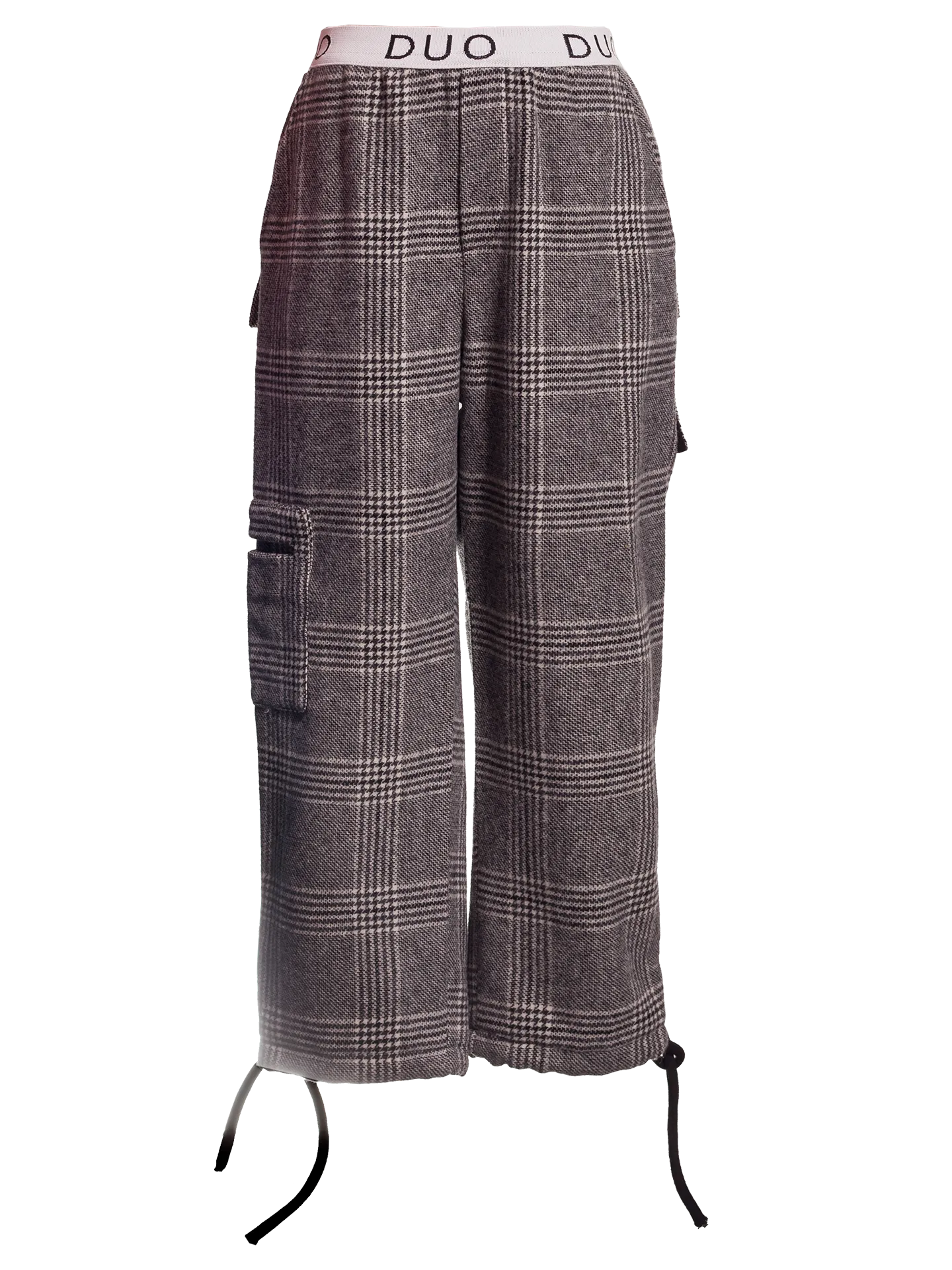DUO Grey Wool Cargo Pants