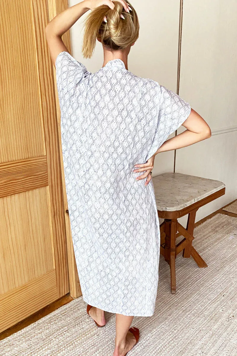 Emerson Fry Solstice Indigo Organic Cotton Francina Caftan