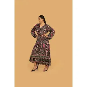 Fiera Wrap Blouse, lined
