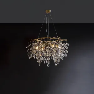 Floral Crystal Chandelier