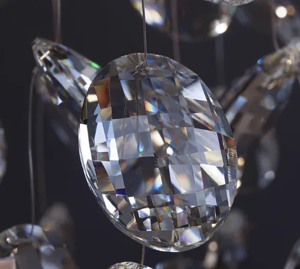 Floral Crystal Chandelier