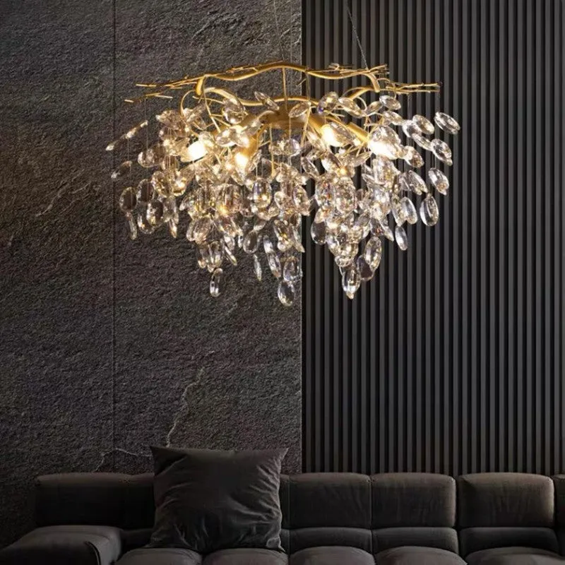 Floral Crystal Chandelier
