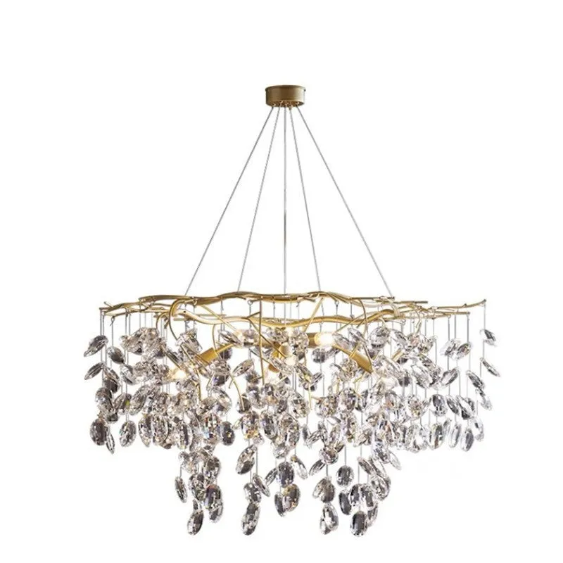Floral Crystal Chandelier