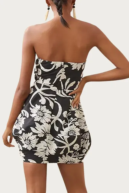 FLORAL MINI DRESS