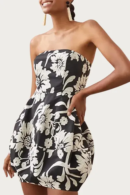FLORAL MINI DRESS