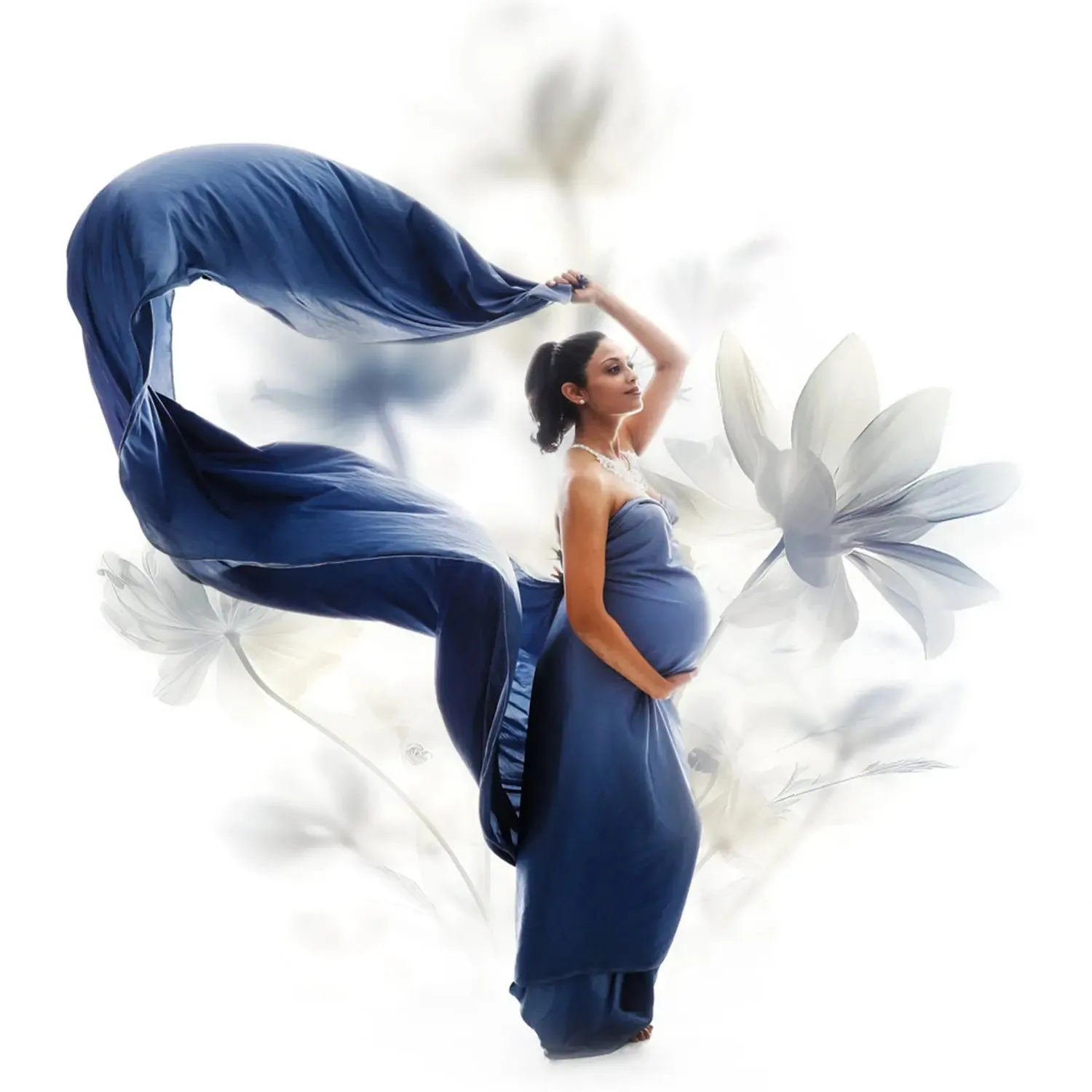 Floral Texture Overlays: High Key & Back Lit
