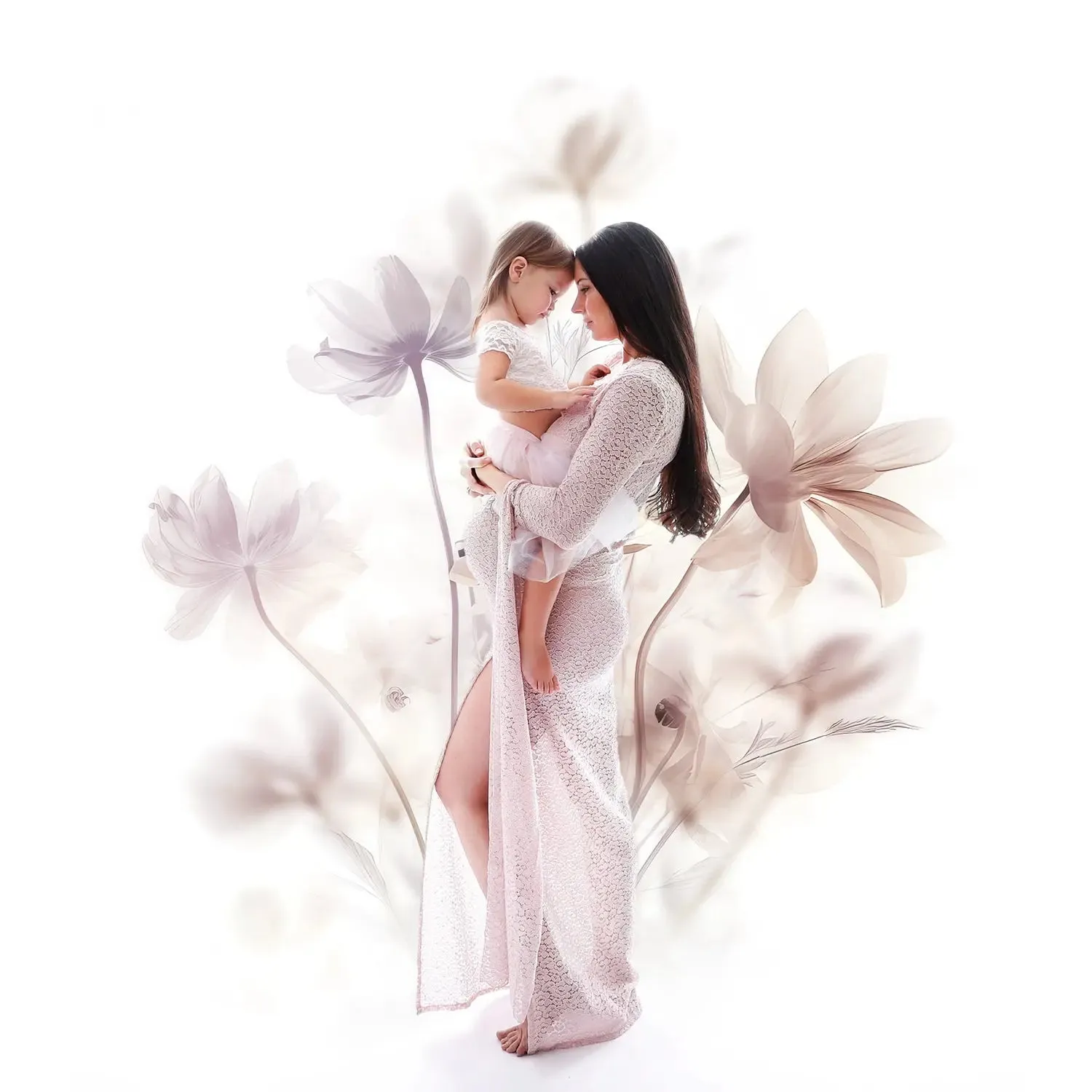 Floral Texture Overlays: High Key & Back Lit