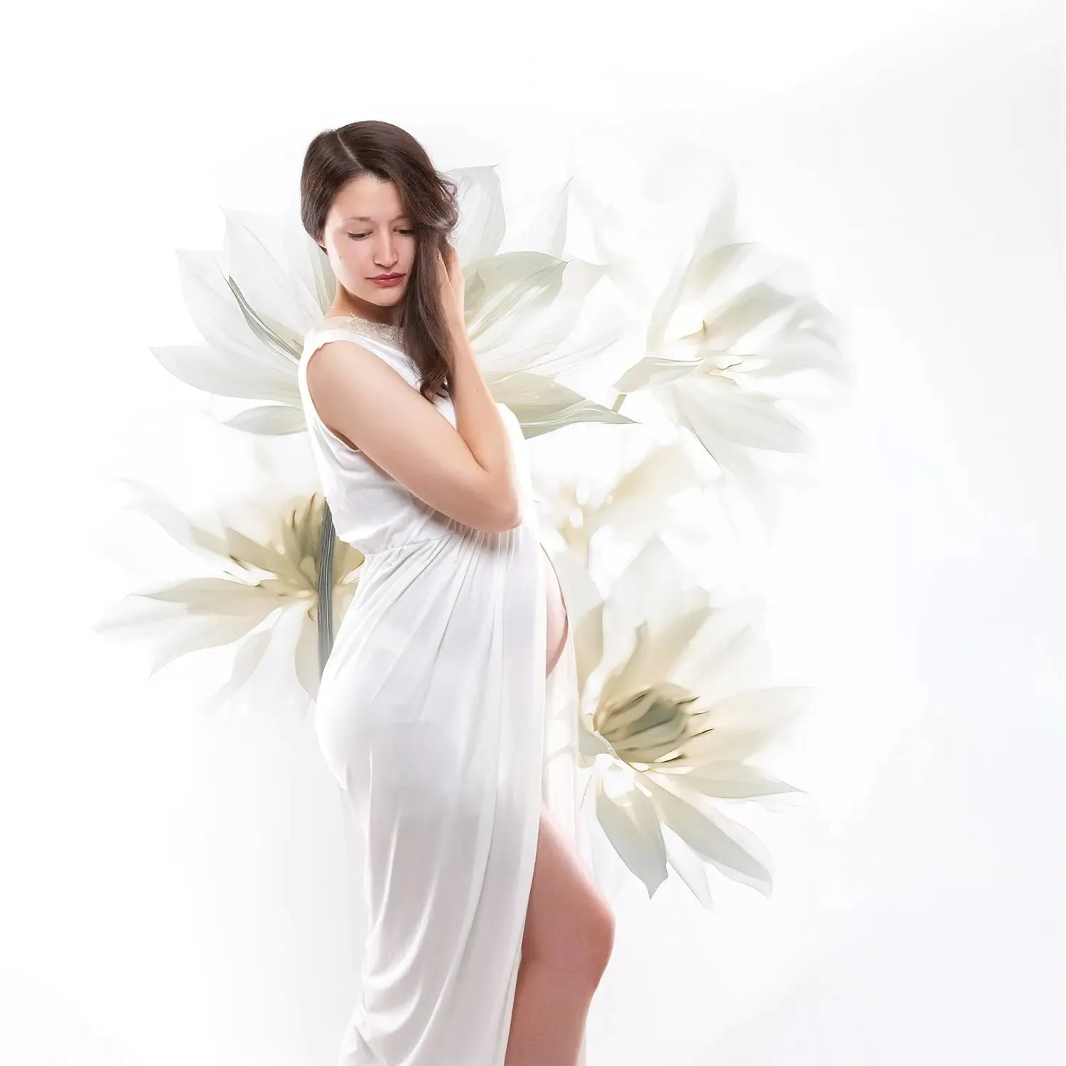 Floral Texture Overlays: High Key & Back Lit