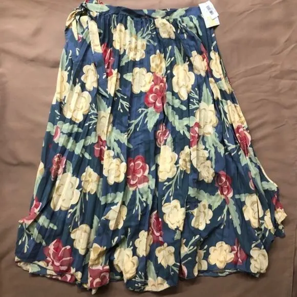 Floral Wrap Skirt