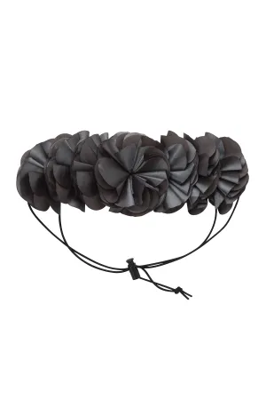 Floral Wreath Petit - Charcoal