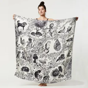 Forest Creatures Scarf