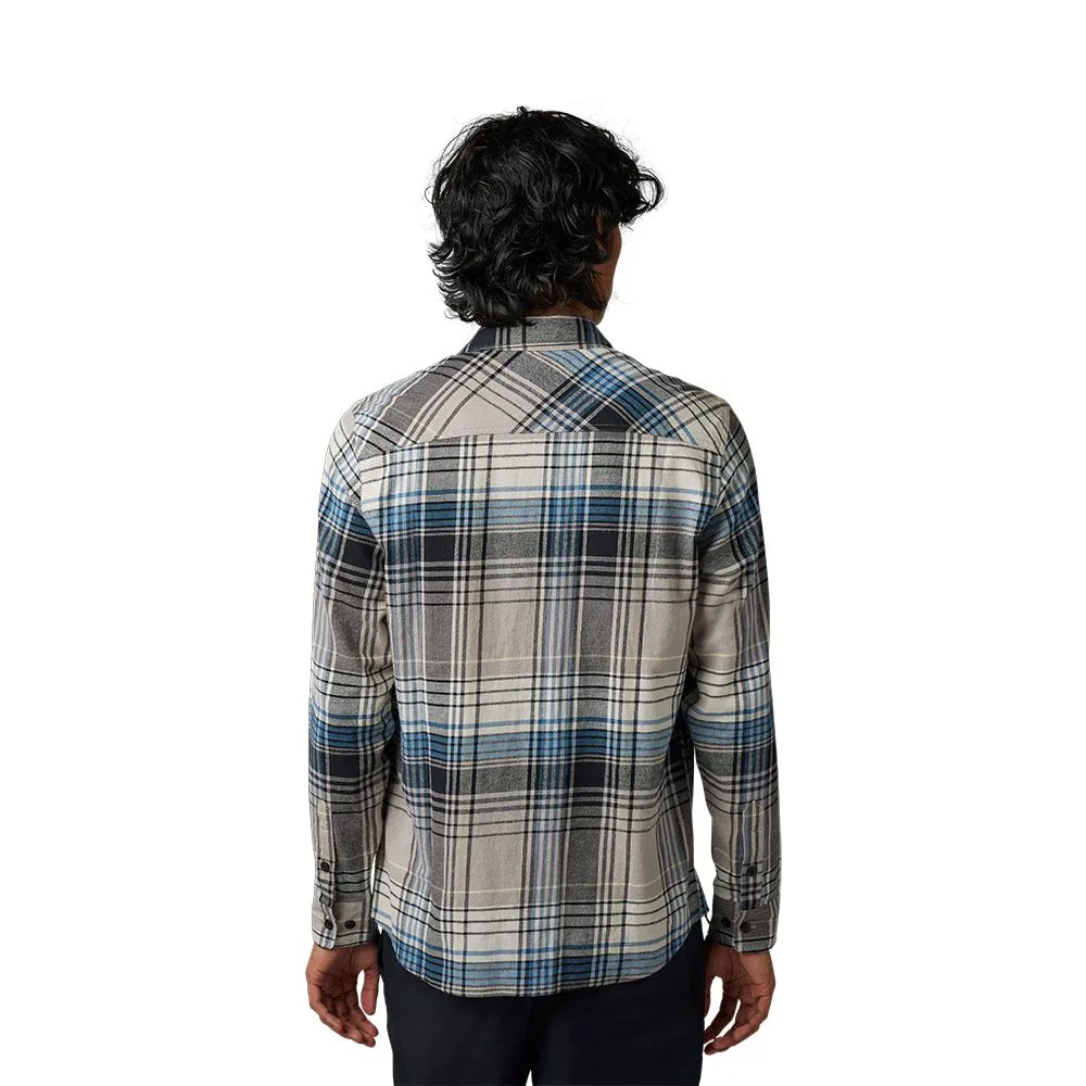 FOX TURNOUTS UTILITY FLANNEL LS SHIRT [TAUPE]