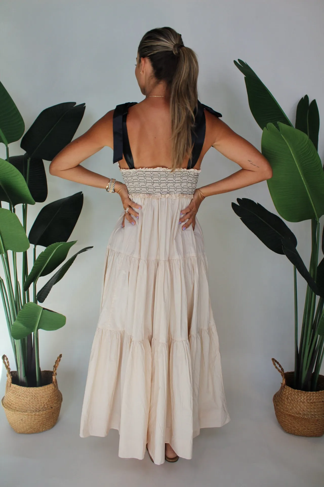 Free People Bluebell Solid Maxi Vacation Sand